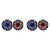 MTX 8" Marine Horn Speaker Bundle – (2 Pair) MA8H-B RGB Compression Horn Speakers – DIY Pontoon & Wake Boat Audio Upgrade for Loud Full Boat Sound