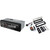 JBL Celebrity150 Single-DIN AM/FM High Power Mechless Stereo with Front, Rear and Sub Output with HDK001X - Radio Replacement Kit compatible with 98-13 Harley Davidson Motorcycles