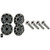Kicker (4) OEM 6.5" Charcoal Marine Speaker Upfittings Popular with Veranda, Godfrey, Bennington Boats