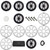 Kicker Marine Audio System – OEM KM84L White 8" LED Speakers (6 Total) & 10" Subwoofer with 48KXMA800.8 8-Channel Amplifier – Pontoon & Wake Boat Upgrade