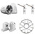 Wet Sounds REV 10 HD 10" Horn Loaded Compression Driver Tower Speakers with XZ Grills & X Mount, 400 Watts RMS, White, Pair with Wet Sounds Supra FxONE Upper Tower Adapter Brackets W/ Bead Blast Finish
