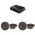 Sony XS-160ES 6.5" Speakers (2 Pair) With XM-4ES 4-Channel Amplifier