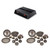 Sony XS-162ES 6.5" Component Speakers (2 Pair) With XM-4ES 4-Channel Amplifier