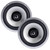 Memphis Audio MXA80L 8" Marine Coaxial Speakers with RGB LED - 60 Unit Builder Pack (30 Pairs) - White Grilles