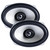 Memphis Audio MXA69L 6x9 Marine Coaxial Speakers with RGB LED - 30 Unit Builder Pack (15 Pairs) - White Grilles