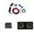 Kicker 48DCWR122 Dual 12" CompR Sub Box with CXA800.1 Amp & 6GA Kit