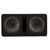 Kicker 48DCWR122 Dual 12 Inch CompR Loaded Subwoofer Enclosure with LX1650.1 Mono Amplifier
