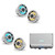 High-Efficiency Marine Audio System – Modus MZA-4M 4-Channel DSP Amplifier with 4 JL Audio M6 8.8" White Sport RGB LED Speakers for Center Consoles & Bay Boats