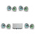 JL Audio M6 6.5" RGB Marine Audio System – 8 Speakers with Modus MZA-8M 9V–58V Variable Voltage DSP Amplifier for Center Consoles, Cruisers & Yachts