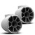 Wet Sounds REV 10 SE W 10" Tower Speakers – 300W RMS Matte White Pair w/ Stainless Swivel Mount + Nautique FCTA 2019+ ADP Brackets