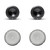 Rockford Fosgate P3D4-10 10” Subwoofer- DVC (dual 4-Ohm),with 2 P2P3G-10 10” Stamped Mesh Grille Insert