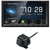 Kenwood DMX9707S MultiMedia Receiver (No CD) Compatible With Apple CarPlay & Android Auto with a Kenwood CMOS-230 Rearview Camera with Universal Mounting Hardware