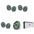 JL Audio M6 Gunmetal Sport RGB Marine Audio System – 6 M6 6.5" Speakers, 10" Subwoofer & Fusion SG-DA82000 8-Channel Amplifier