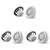 JL Audio M6 Classic White Marine Speaker System – 6 Speaker Boat Audio Upgrade with 4 M6 7.7" Speakers & 2 M6 6.5" Speakers