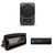 Alpine UTE-63BT Bluetooth Marine Radio Kit with CAMC1B Single-DIN Cover & PWE-S8-MRN Compact 8" Powered Marine Subwoofer – Boat, UTV & Golf Cart Bass Upgrade