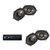Alpine UTE-63BT Mech-less Digital Media Receiver with Bluetooth® Wireless Technology+(2) Pairs Kicker CSC684 6x8/5x7" Coax speakers