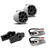Wet Sounds REV 10 SE BW- Matte White REV10 - Rev Series 10" Tower Speakers, Pair 300 Watts RMS, White, Pair with Wet Sounds Tower Speaker Brackets for the Centurion Maximus Tower-Black Powder Coated