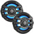 Kenwood 7.7" 2-Way Black Coaxial Speakers with Illumination 3-Pair