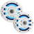 Kenwood 7.7" 2-Way White Coaxial Speakers with Illumination 3-Pair