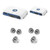 Complete JL Audio M6 White Sport Marine Audio System – 4 M6 6.5" Speakers, 2 M6 10" Subwoofers, MV400/4i DSP Amp & MV600/1 Bass Amp