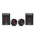 JBL Stage3607CFAM Stage3 6-1/2" Two-Way Car Audio Component System W/Crossovers - No Grills
