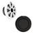 Kicker Single 6.5in Speaker 8in Passive Radiator White Boom Box Kit