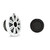 Kicker Single 6.5in Speaker 8in Passive Radiator White Boom Box Kit