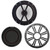 Kicker Single 6.5in LED Speaker 8in Passive Radiator Charcoal Boom Box Kit