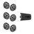 JL Audio M6 7.7" Gunmetal Sport Marine Audio System – 6 Speakers with AP600/6 Amplifier for DIY Pontoon, Center Console & Bowrider Upgrades