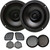 Memphis Audio MXA62HD 5.25 to 6.5 Speaker Adapter Kit for 98-13 Harley HD