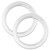 Kicker 6.5" Silver OEM Marine Speakers 4 Pack with KLSR65 LED Rings