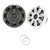 Kicker KM65 6.5" Marine Speakers with LED Rings Boat Audio Bundle