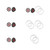 Kicker 45KM84L 8" Marine Speakers 8 Pack with KLSR8 LED Rings