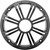 Kicker OEM 6.5" Charcoal LED Marine Speakers 2 Pack with LED Rings for Boats
