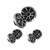 Wet Sounds (6) OEM 6.5" Silver Grill Upfittings Popular with Veranda, Godfrey, Bennington Boats