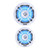 Memphis Audio MXA602SLW 6.5"  Marine Coaxial Speakers White Grill Blue LED - 1 Pair (2 Units) - OEM Bulk Pack