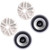 Memphis Dual 8in LED Speaker White Grille DIY Boom Box Kit