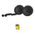 JBL STAGE368CF 6.5” 2-Way Component Speaker -  No Grille with Stinger RKXSK RoadKill Expert Sound Deadening Speaker Kit