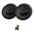 JBL STAGE368MF 6.5” 3-Way Speaker No Grille with Stinger RKFR6 Roadkill Fast Rings 6" & 6.5"