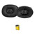 JBL STAGE3968M 6” x 9” 3-Way Speaker with Grille with Stinger RKXSK RoadKill Expert Sound Deadening Speaker Kit