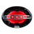 Memphis MM694 Marine 6X9" A.T.A.C. Speakers With B/W Grilles & RGB LED Lighting
