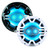 Memphis Audio MM603 Marine 6.5" 2-Way Speaker with Black and White Grilles With RGB LED