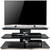 Bell'O PVS4252 - 3-Shelf TV Stand for TVs up to 55" - Dark Pewter