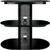 Bell'O FP-9830 - 3-Shelf TV Stand for TVs up to 32"