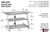 Bell'O AVS-422T - 3-Shelf TV Stand for TVs up to 42" - Titanium Metallic