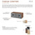 Focal Theva Center - 2-Way Center Channel Speaker with 6.5-Inch Drivers, Sold Individually, Light Wood - FTHEVACCLW - Used, Open Box