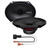 Rockford Prime 6x8 Ford F-150 1999-2014 1 Pair Speakers w/OEM Harness