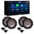 Alpine iLX-W670 Digital Multimedia Receiver w/ 2 Pairs Alpine SXE-1751S 6.5" Component Set