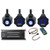 Alpine (2) SPV-65RGB-CAN 6.5” Cage-Mounted Universal Weather-Resistant Coaxial RGB LED Speaker Pods with Amp & Led Remote