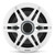 Clarion Marine 4 Channel Amp & Premium 7.7" w/ 10" White Grill Boat Audio Upgrade Bundle  ( Includes LED Remote )